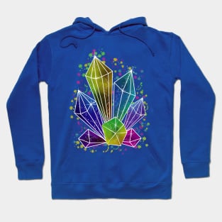 Galaxy Crystals Art Hoodie